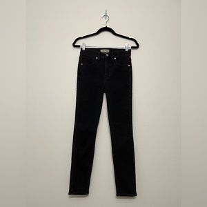 Madewell 10" High-Rise Skinny Crop Jeans in Lunar Wash